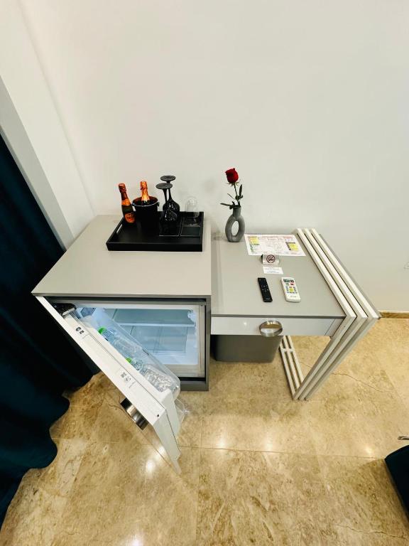 Colț de relaxare cu minibar
